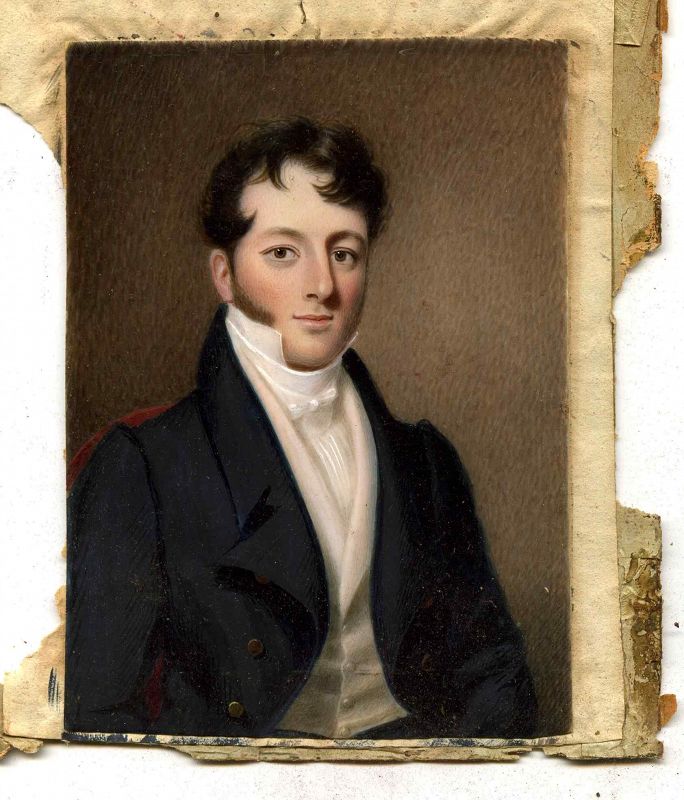 A Fine Nathaniel Rogers Miniature Portrait c1830