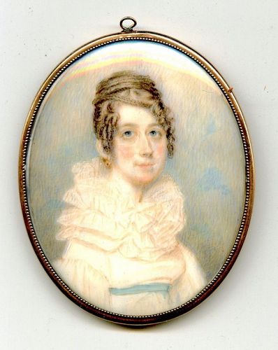 A Fine Benjamin Trott Miniature Portrait c1815
