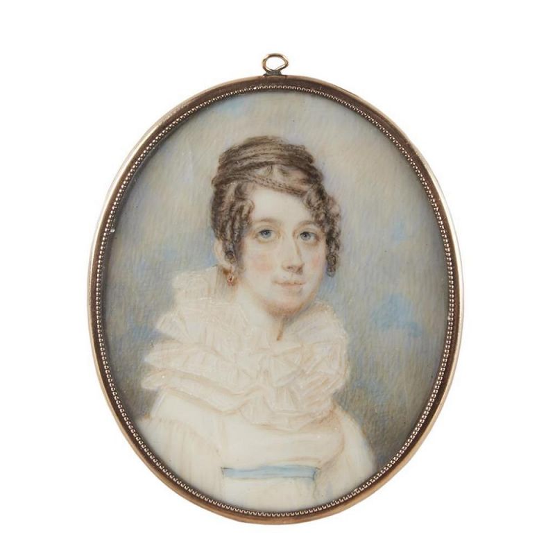 A Fine Benjamin Trott Miniature Portrait c1815