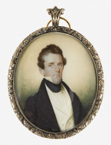 Alfred T. Agate Portrait Miniature c1835