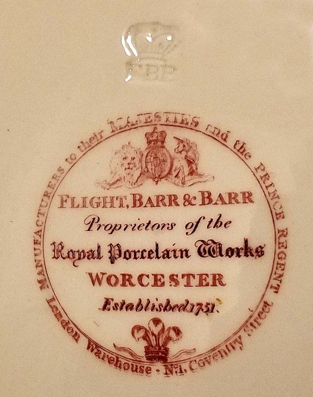 Superb Flight Barr Barr Harlequin Service Plate c1813 - 1819