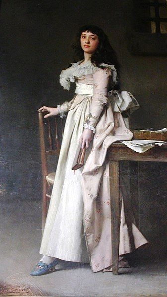 Miniature Portrait of Madame Roland Late 19th Century