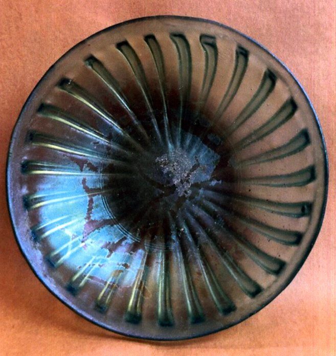 Exquisite Ancient Roman Glass Bowl  c  1 BC - 1 AD