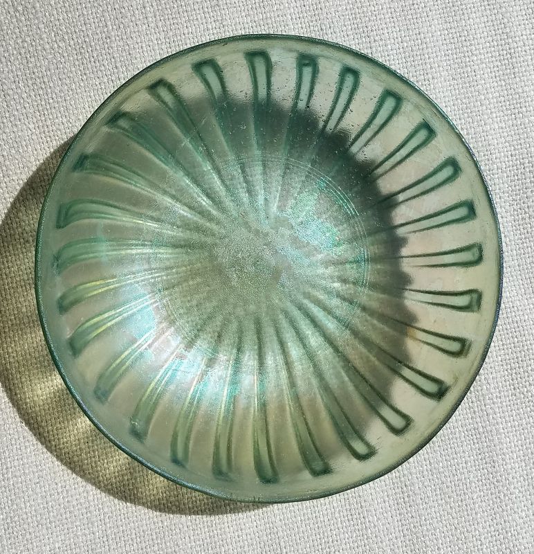 Exquisite Ancient Roman Glass Bowl  c  1 BC - 1 AD