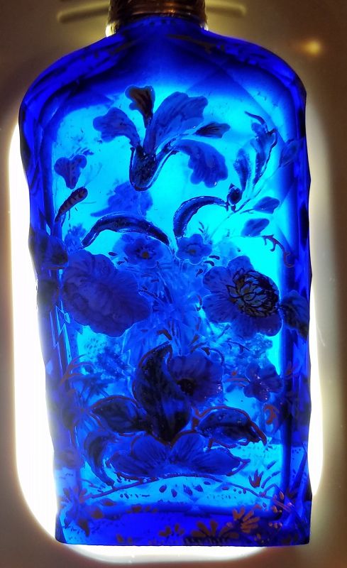 Important James Giles Glass Scent Bottle c1765