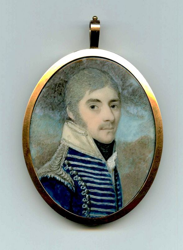 A Fine George Place Portrait Miniature c1800