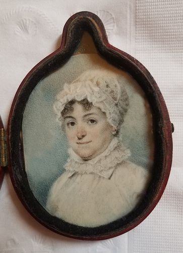 John Wesley Jarvis Miniature Portrait c1810