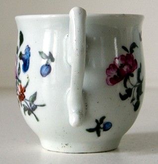 Rare Worcester Porcelain Coffee Cup c1760