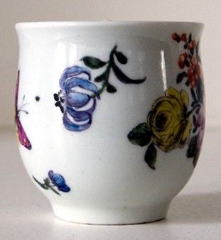 Rare Worcester Porcelain Coffee Cup c1760