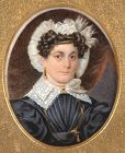 A Fine Miniature Portrait of a Woman c1830