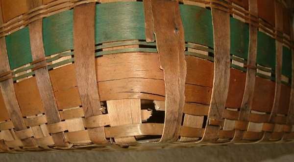 Two Penobscot Indian Baskets c1880