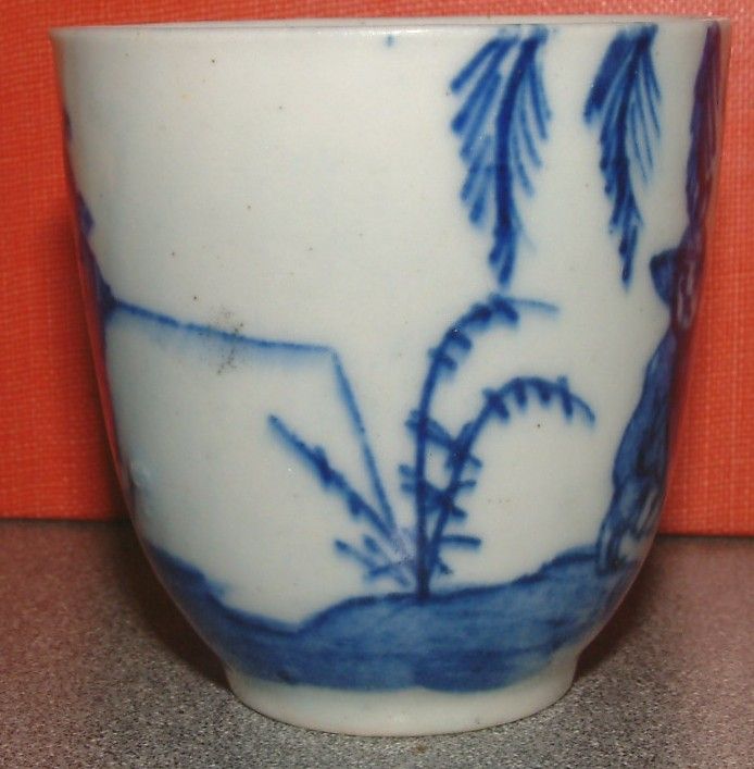 A Fine Early Bow Porcelain Coffee Cup c1751 - 2