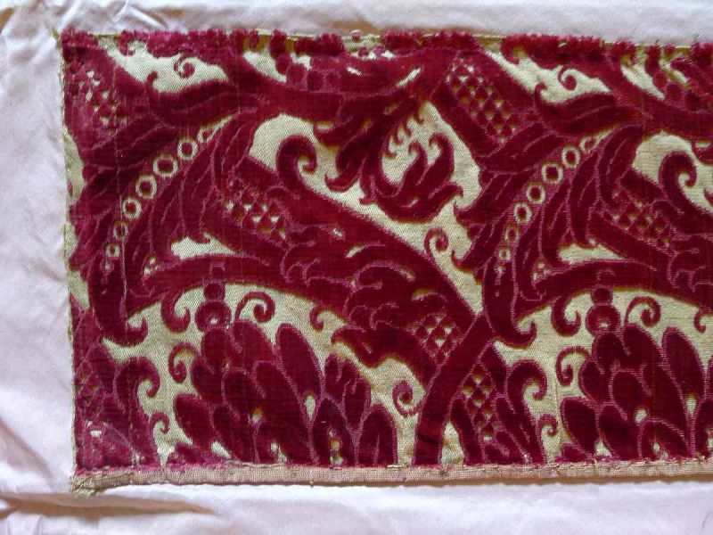 Italian Textile Example 17th Century