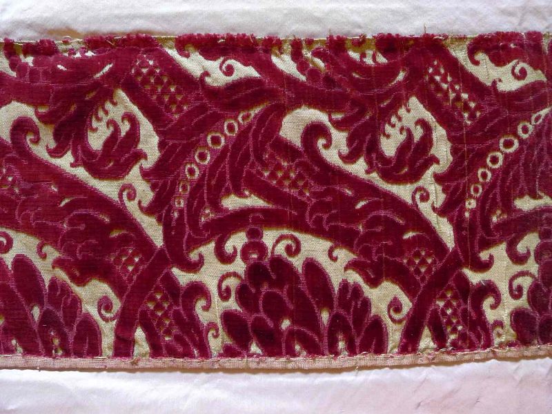 Italian Textile Example 17th Century