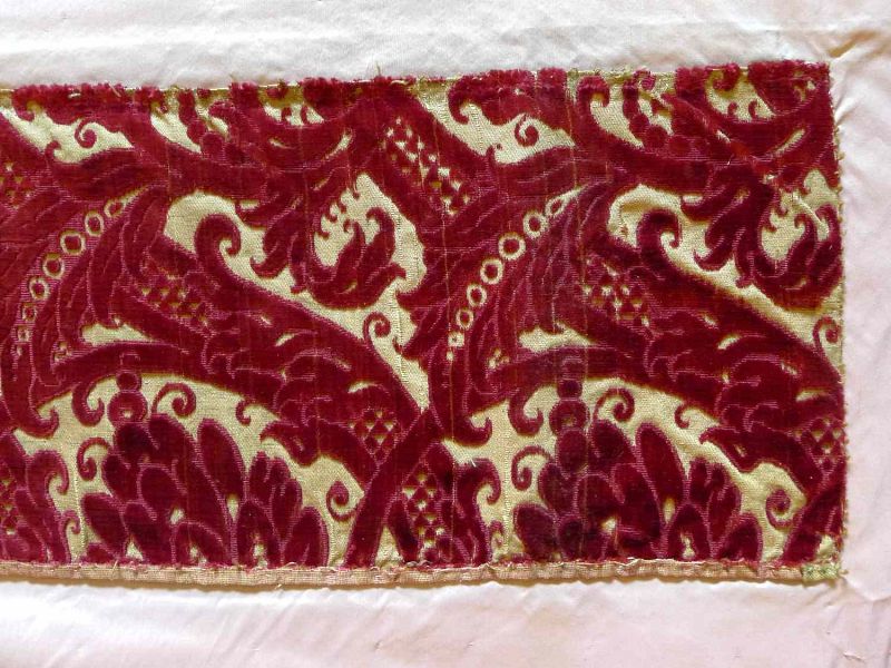 Italian Textile Example 17th Century
