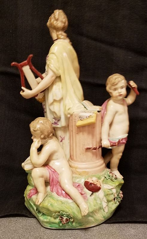 Rare Derby Muse Figural Group c1780