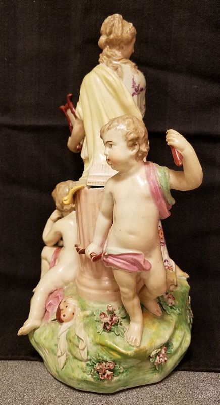Rare Derby Muse Figural Group c1780