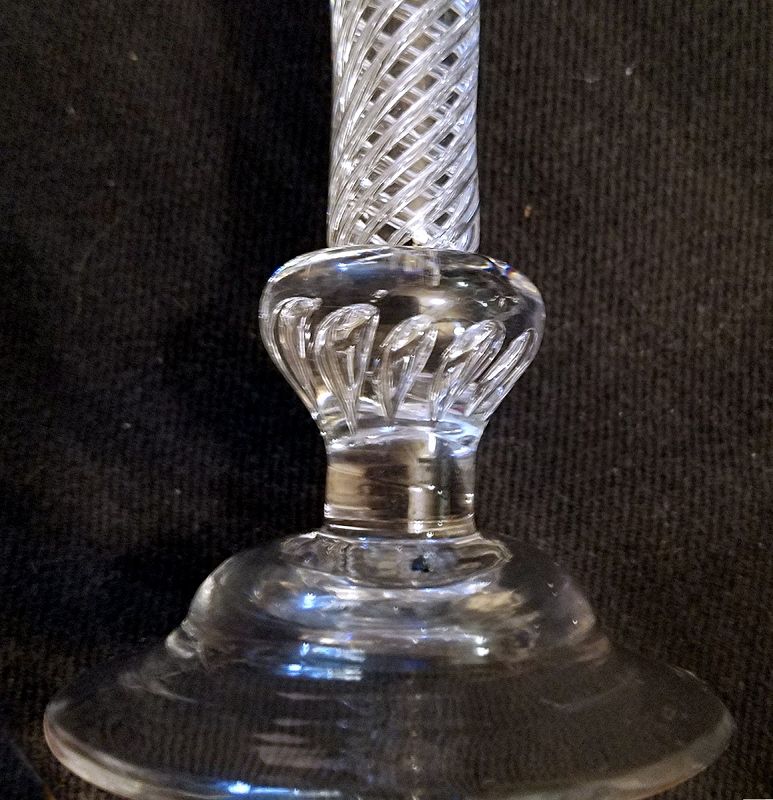 Composite Stem Air Twist Wine Glass c1750