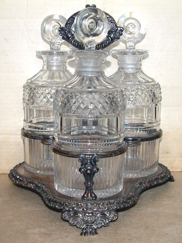 A Fine English Decanter Set c1870