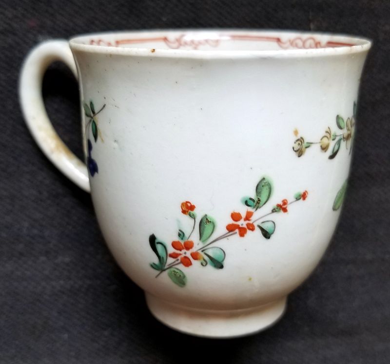 Christian's Liverpool Porcelain Coffee Cup c1765