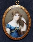 A Beautiful Mary Ann Knight Portrait Miniature c1820