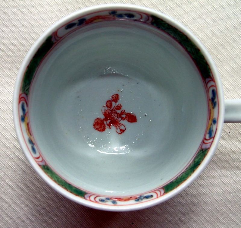 Extremely Rare Dr. Wall Worcester Coffee Cup c1754 - 1755