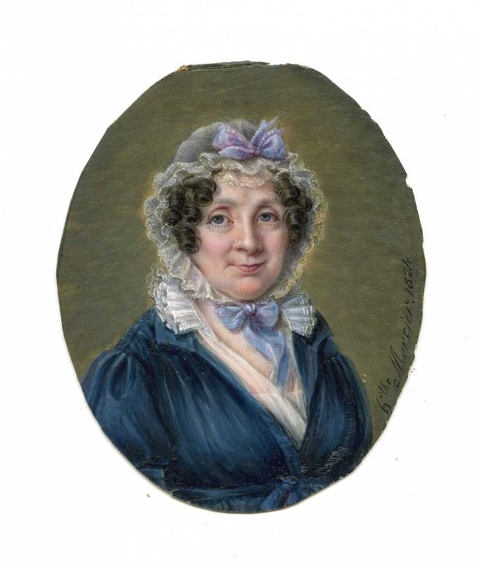 A Fine Hyacinthe Mercier Portrait Miniature c1824