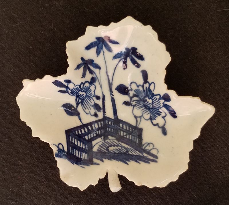 Early Bow Porcelain Pickle Dish c1753