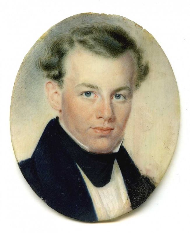 Thomas Seir Cummings Portrait Miniature c1838