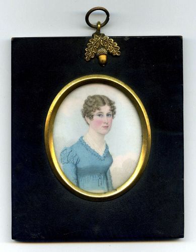 Frederick Buck Portrait Miniature c1814