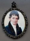 A Fine Daniel Dickinson Portrait Miniature c1835
