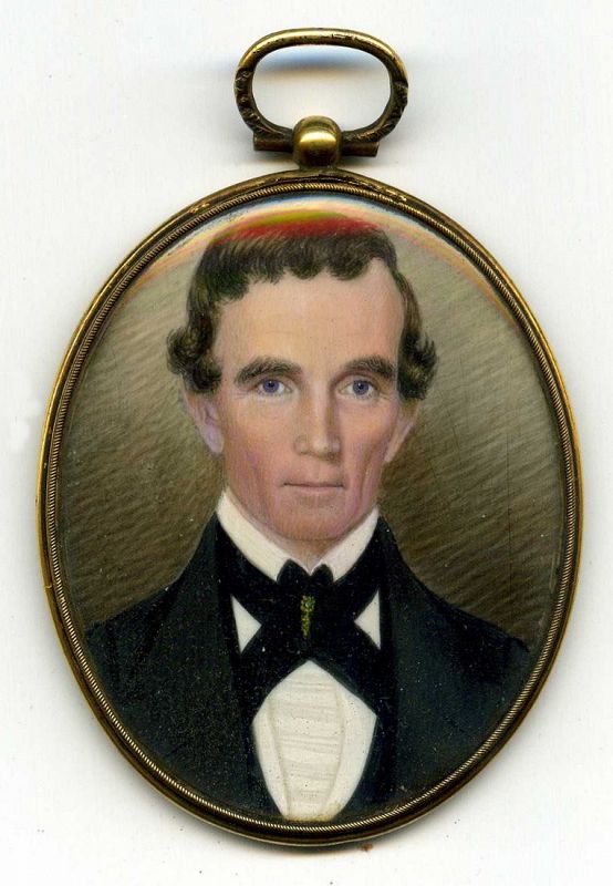 A Fine American Portrait Miniature c1840