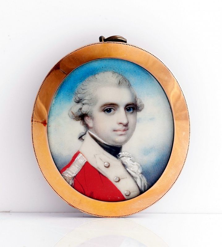 Richard Cosway Miniature Portrait c1790