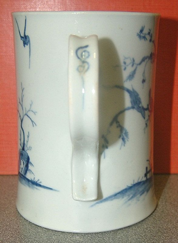 Scratch Cross Worcester Mug c1753-1754