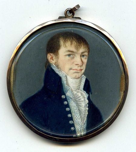 A Continental Portrait Miniature c1795