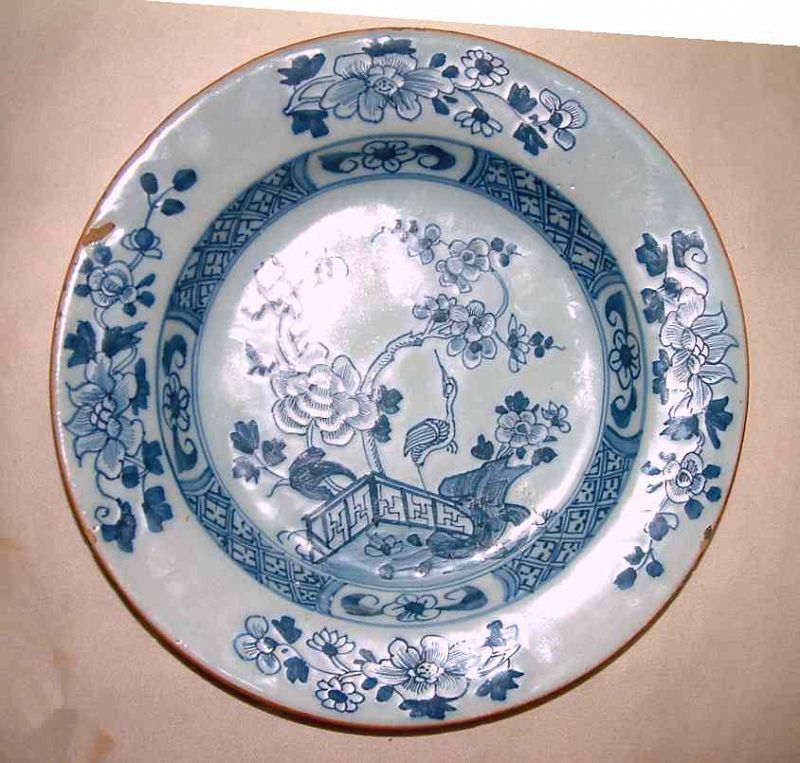 Rare Liverpool Delft Plate c1750