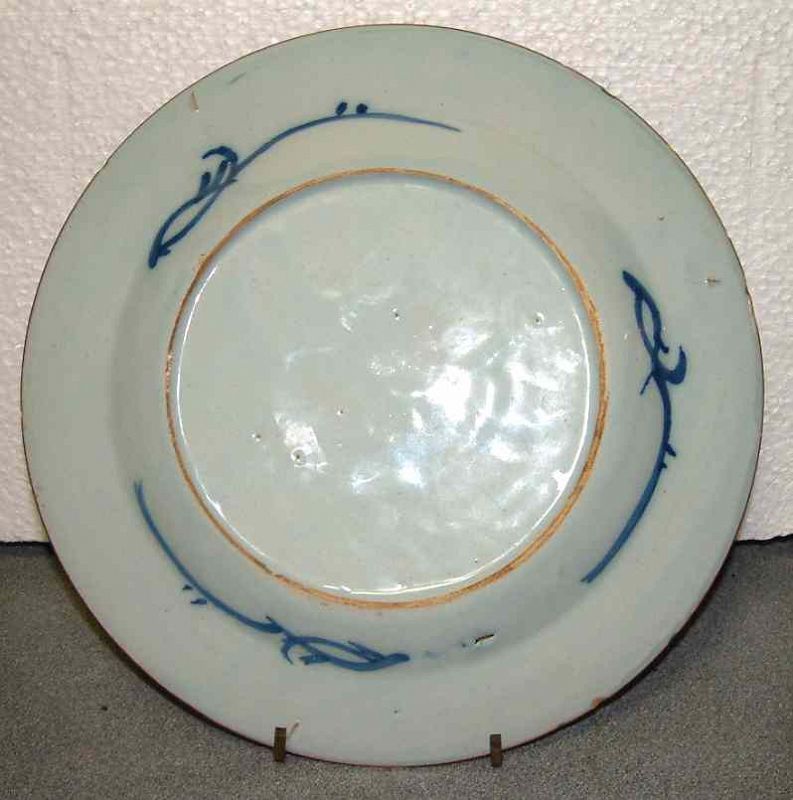 Rare Liverpool Delft Plate c1750