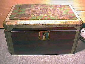 Snyder County PA Paint Decorated Box  C 1860