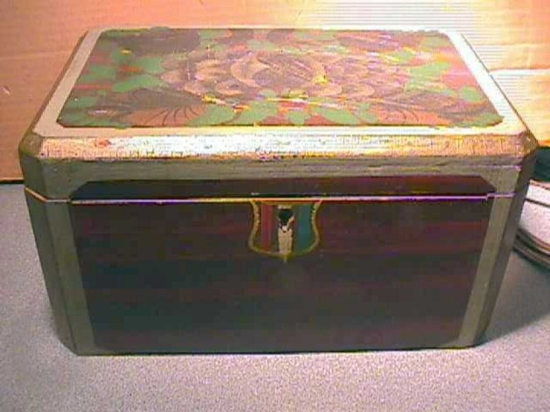 Snyder County PA Paint Decorated Box  C 1860