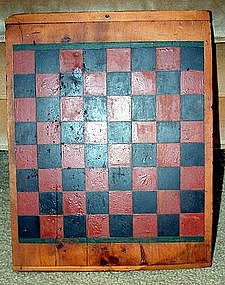 Child's Painted Gameboard; C 1890