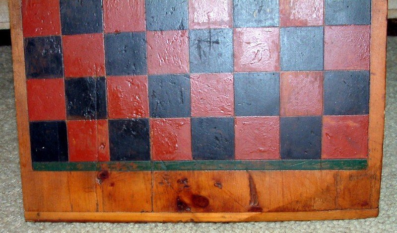 Child's Painted Gameboard; C 1890