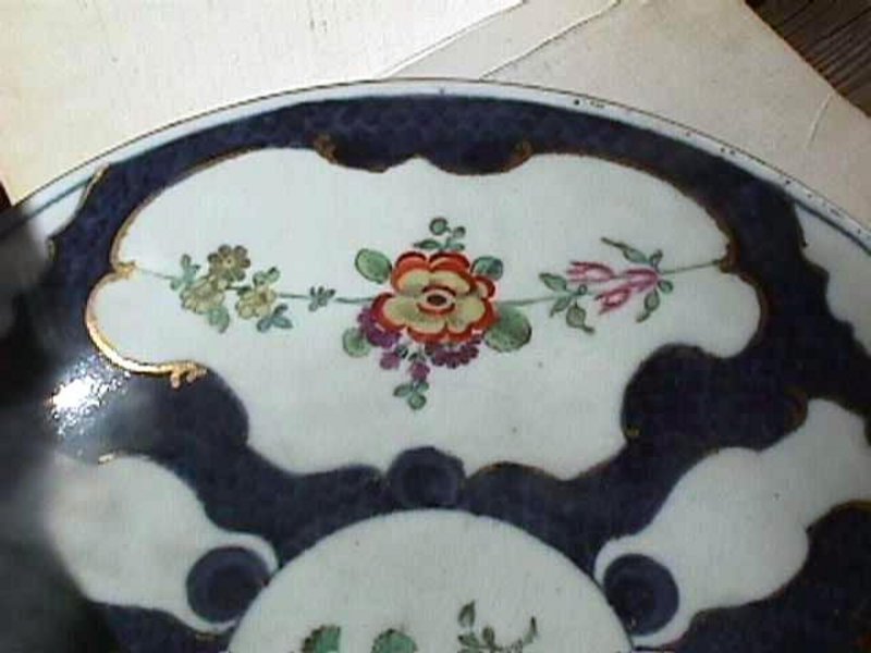 First Period  Worcester Saucerdish; C 1770