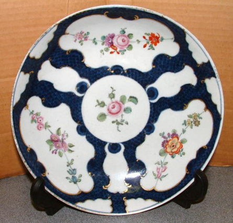 First Period  Worcester Saucerdish; C 1770