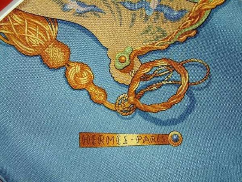 Vintage Hermes Scarf; &quot;Brise de Charme; C1985; MIB !!!