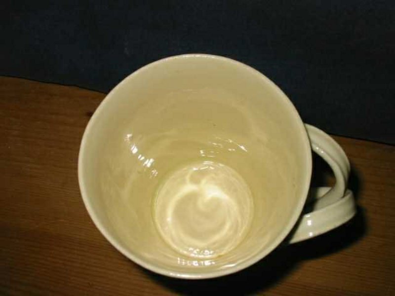 Fantastic Creamware Mug  c1780