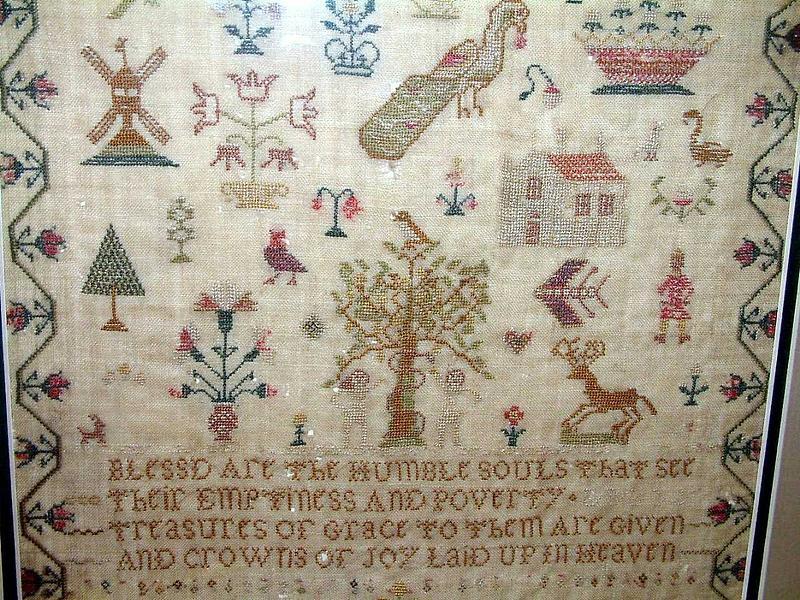 Signed &quot;Tree of Life&quot; Sampler C 1811