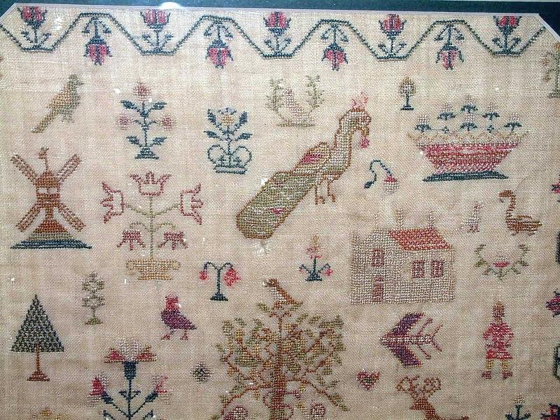 Signed &quot;Tree of Life&quot; Sampler C 1811