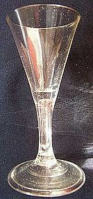 Early English Wine Glass; c 1730