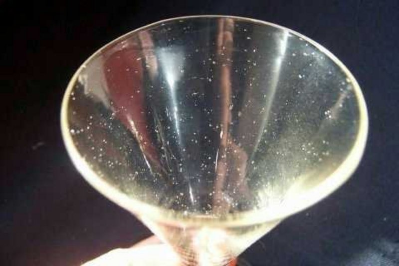 Early English Wine Glass; c 1730