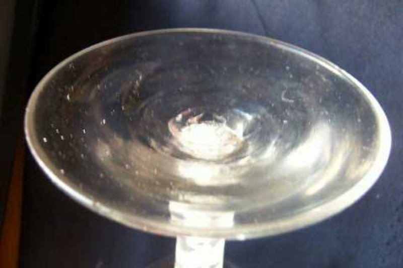 Large and Beautiful English DSOT Wine Goblet C 1765